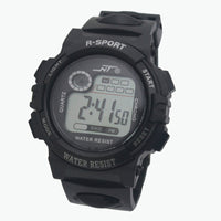 HKM-587987 Student Electronic Watch with Luminous Display, Alarm, Chronograph, and Calendar Features - Durable PVC Strap