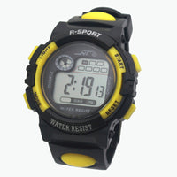 HKM-587987 Student Electronic Watch with Luminous Display, Alarm, Chronograph, and Calendar Features - Durable PVC Strap