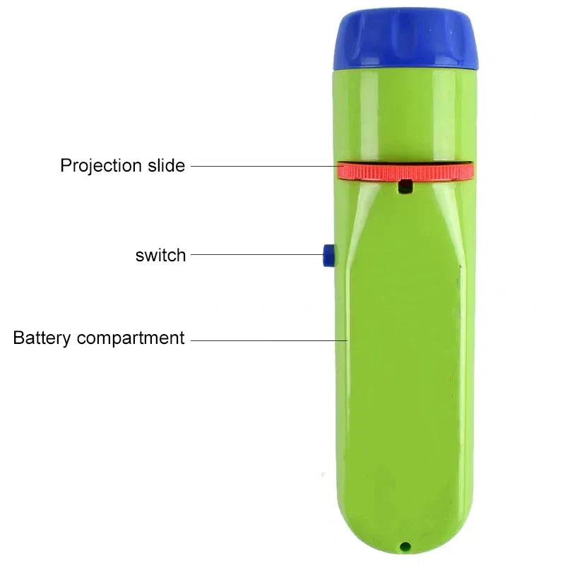 HKM-588051 Portable LED Light Projector Torch for Early Educational Storytelling for Children Ages 2 to 4