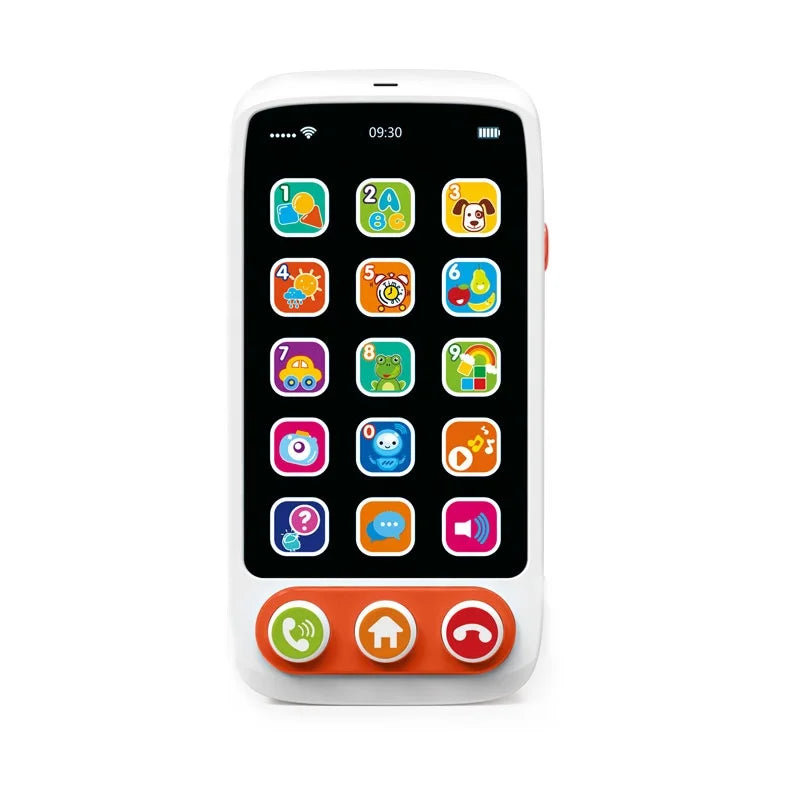 Interactive Light-Up Pretend Play Cell Phone with Sound for Ages 2-7