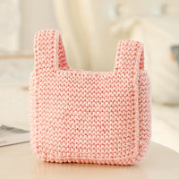 HKM-588307 Handmade Woven Handbag Material Kit with Yarn, Hooks, Markers, and Needles