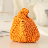 HKM-588307 Handmade Woven Handbag Material Kit with Yarn, Hooks, Markers, and Needles