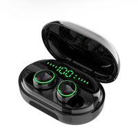HKM-588371 Waterproof Bluetooth Sports Headset with Battery Display and Voice Control