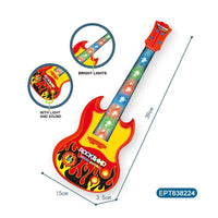 HKM-588435 Electric Guitar Toy Set with Lights and Music for Kids Ages 5-7