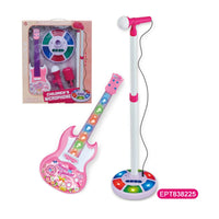 HKM-588435 Electric Guitar Toy Set with Lights and Music for Kids Ages 5-7
