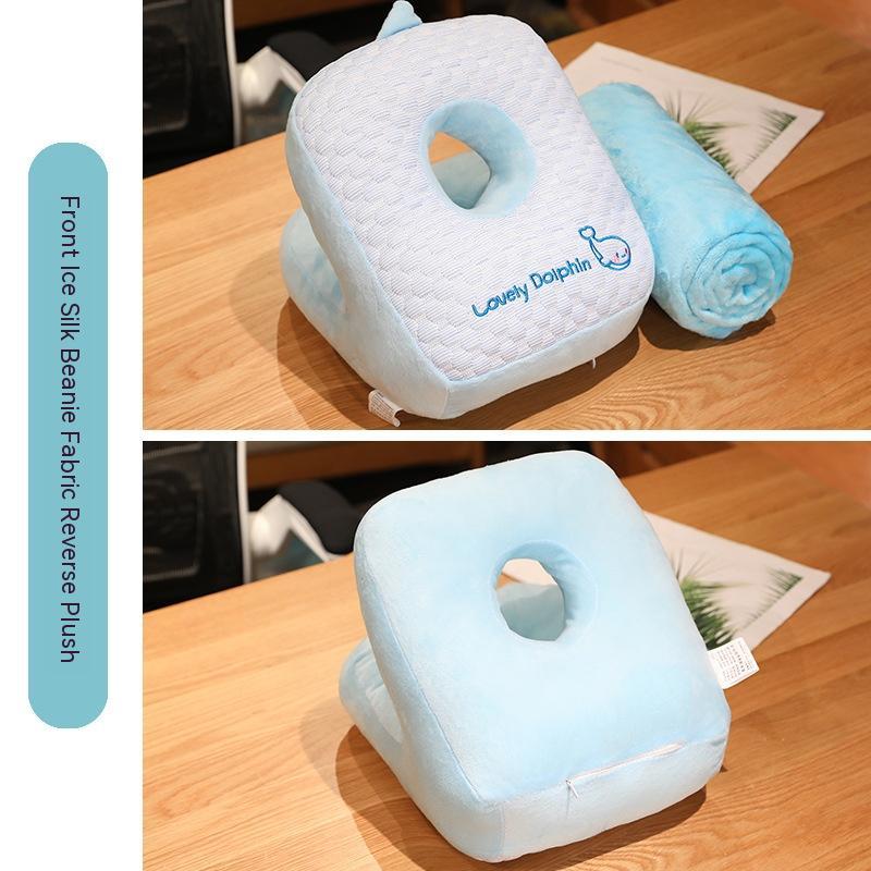 HKM-588435 Ice Silk Afternoon Nap Pillow for Students and Office Use, Available in Multiple Animal Designs and Sizes