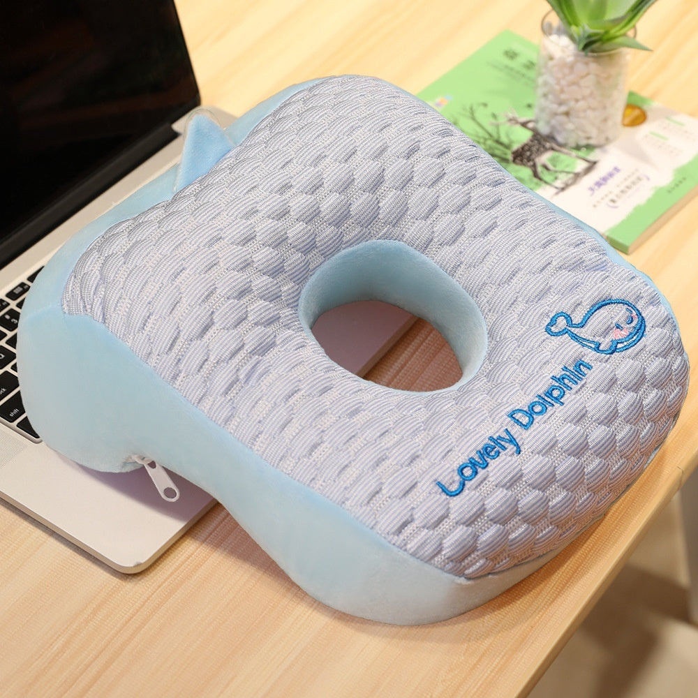 HKM-588435 Ice Silk Afternoon Nap Pillow for Students and Office Use, Available in Multiple Animal Designs and Sizes