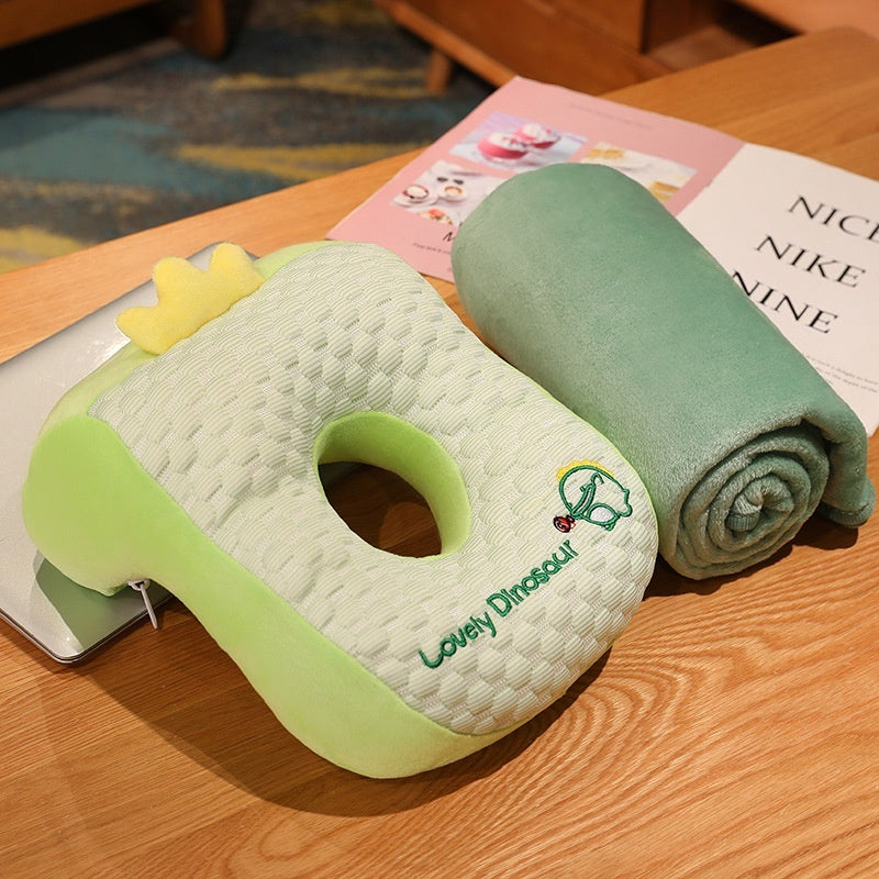 HKM-588435 Ice Silk Afternoon Nap Pillow for Students and Office Use, Available in Multiple Animal Designs and Sizes