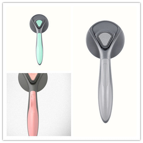 HKM-588563 Stainless Steel Pin Comb for Effortless Dog and Cat Hair Removal, Fresh Mint and Grey Design
