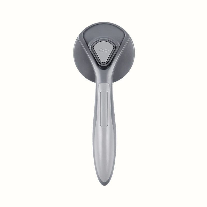 HKM-588563 Stainless Steel Pin Comb for Effortless Dog and Cat Hair Removal, Fresh Mint and Grey Design