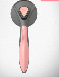 HKM-588563 Stainless Steel Pin Comb for Effortless Dog and Cat Hair Removal, Fresh Mint and Grey Design