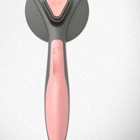 HKM-588563 Stainless Steel Pin Comb for Effortless Dog and Cat Hair Removal, Fresh Mint and Grey Design