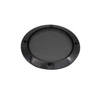 HKM-588691 Car Subwoofer Speaker Protective Cover - Metal & ABS, 2 to 10 inch Models, Black Finish