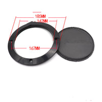 HKM-588691 Car Subwoofer Speaker Protective Cover - Metal & ABS, 2 to 10 inch Models, Black Finish