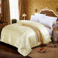 HKM-588947 Reversible Quilt for Year-Round Comfort with Regenerated Cellulose Fiber Filling