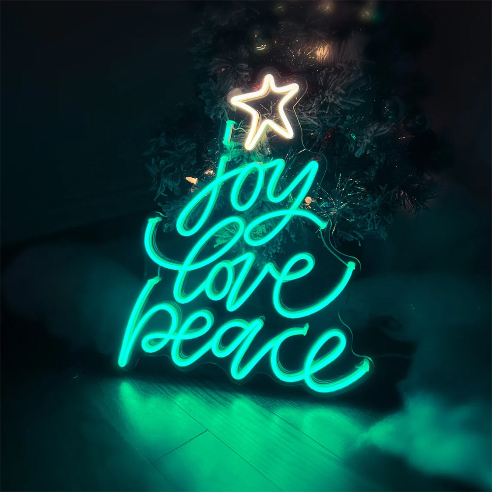 HKM-589075 Christmas Tree Neon Atmosphere Light for Indoor and Outdoor Decoration