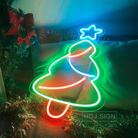 HKM-589075 Christmas Tree Neon Atmosphere Light for Indoor and Outdoor Decoration