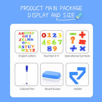 HKM-589203 Erasable Magic Drawing Board Learning Table for Children - Multifunctional Magnetic Drawing Toys Set 2-4 Years