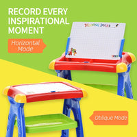 HKM-589203 Erasable Magic Drawing Board Learning Table for Children - Multifunctional Magnetic Drawing Toys Set 2-4 Years