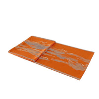 HKM-589459 Chinese Style Landscape Bed Runner and Pillow Set in Sun Orange, Platinum Gray, Imperial Blue, Royal Green, Volcanic Gold - Various Sizes Available
