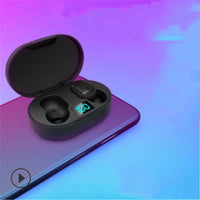 HKM-589523 Wireless Mini In-Ear Bluetooth Headset with Battery Display and Voice Control
