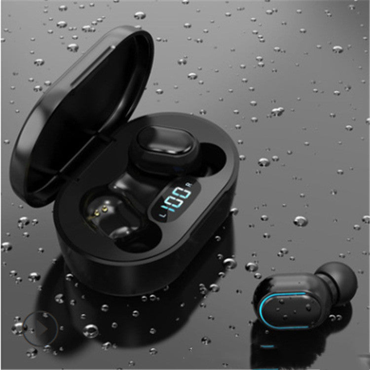 HKM-589523 Wireless Mini In-Ear Bluetooth Headset with Battery Display and Voice Control