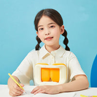 HKM-589587 Posture Corrector Pillow for Kids - Sitting Support Device - Available in Strawberry Powder, Dynamic Yellow, Sky Blue