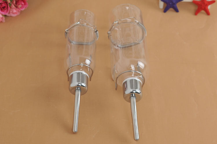 HKM-589651 Stainless Steel Rabbit Water Feeder Bottle - Small & Large Sizes Available