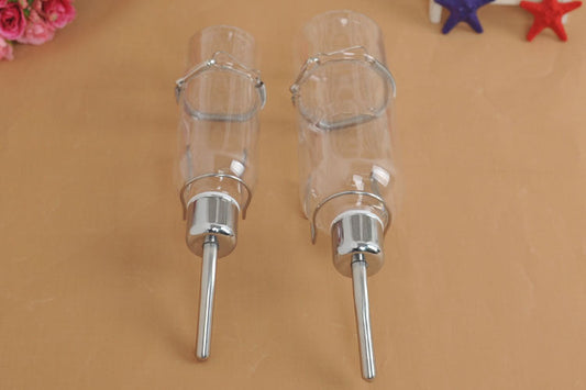 HKM-589651 Stainless Steel Rabbit Water Feeder Bottle - Small & Large Sizes Available