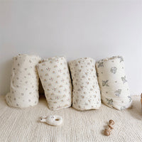HKM-589779 Floral Pure Cotton Summer Quilt with Soybean Fiber Filling - Double Layer, Multiple Sizes Available