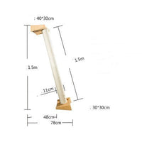 HKM-589779 Solid Wood Cat Climbing Frame with Multiple Platform Sizes and Styles for Indoor Cats