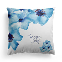 HKM-589843 Modern Minimalist Marble Texture Short Pillowcase, Super Soft Plush Cushion Cover 45x45 cm