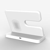 HKM-589843 Three-in-One Multifunctional Fast Charging Surface Station with Vertical Design and Wireless Charging Options