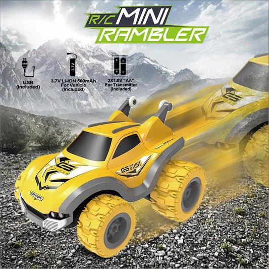 HKM-590035 360 Degree Remote Control Stunt Car - Standing Driving Electric Toy for Kids Ages 5+
