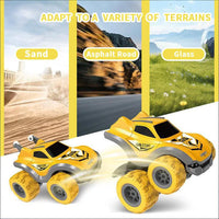 HKM-590035 360 Degree Remote Control Stunt Car - Standing Driving Electric Toy for Kids Ages 5+