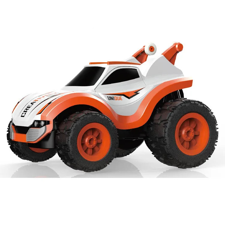 HKM-590035 360 Degree Remote Control Stunt Car - Standing Driving Electric Toy for Kids Ages 5+