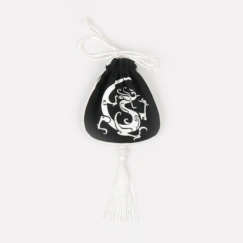HKM-590227 Small Dog Dragon Robe - Casual Cotton Anti-Hair Clothing in White