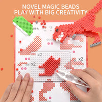 HKM-590355 DIY Rainbow Ironing Bead Craft Set - 3000 Pieces for Kids Ages 6 and Up