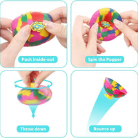 HKM-590419 Custom Hip Hop Jumping Fidget Spinner Toy for Fun and Stress Relief, Ages 5 and Up