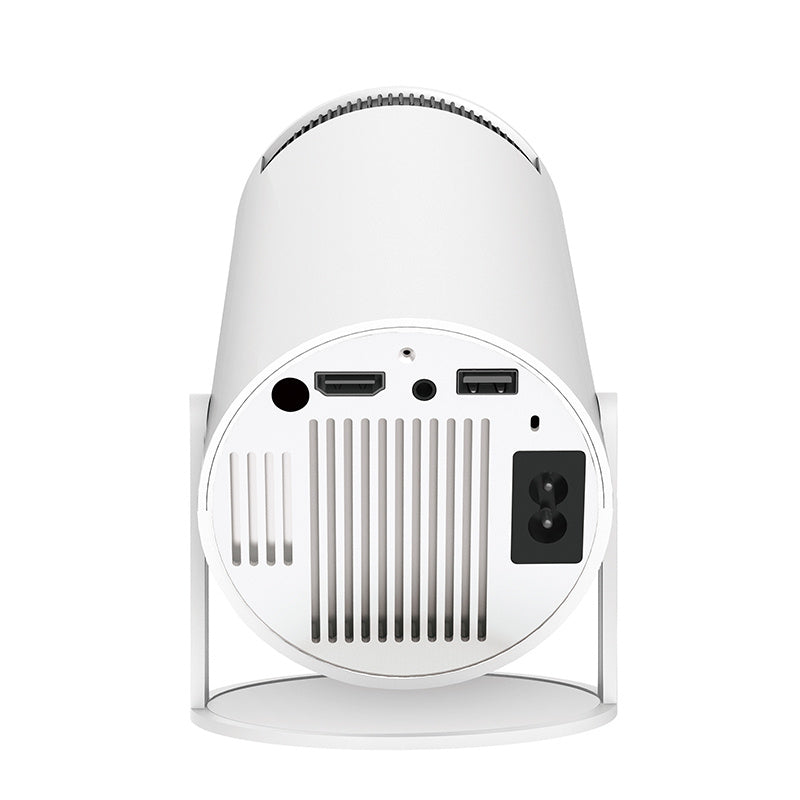 HKM-590483 Portable 4K Intelligent Projector with Wireless Connectivity, Supports Mobile Devices and Large-Screen Viewing