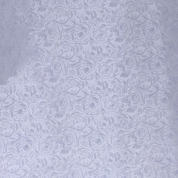HKM-590611 Jacquard Floral Fabric for Home Textiles and Costumes - Hibiscus Series, 100% Polyester, 150cm Width