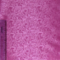 HKM-590611 Jacquard Floral Fabric for Home Textiles and Costumes - Hibiscus Series, 100% Polyester, 150cm Width