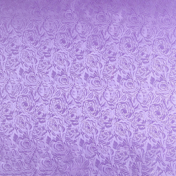 HKM-590611 Jacquard Floral Fabric for Home Textiles and Costumes - Hibiscus Series, 100% Polyester, 150cm Width