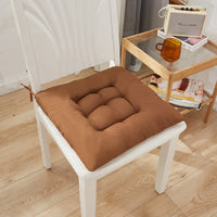 HKM-590675 Thickened Solid Color Seat Cushion Mat for Dining and Office Use, 40x40cm