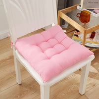 HKM-590675 Thickened Solid Color Seat Cushion Mat for Dining and Office Use, 40x40cm