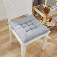 HKM-590675 Thickened Solid Color Seat Cushion Mat for Dining and Office Use, 40x40cm
