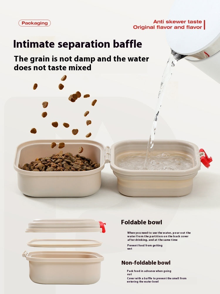 HKM-590803 Pet Water Bottle and Snack Container for Dogs and Cats, 400ml Liquid Capacity, Food Grade Material
