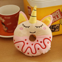 HKM-590803 Plush Donut Sound Toy for Small and Medium Pets in Bear, Unicorn, and Frog Designs