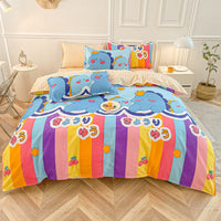 HKM-590931 Cashmere Four-Piece Brushed Quilt Cover and Sheet Set in Multiple Sizes