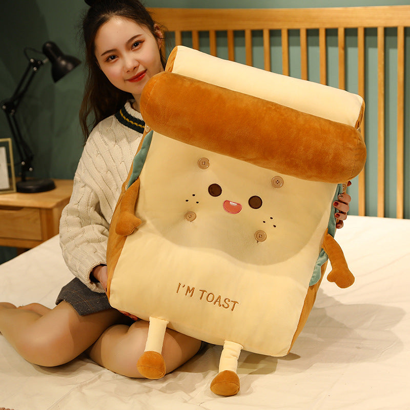 HKM-591059 Soft Plush Waist Support Pillow with Headrest for Sofa, Bed, Office, and Bay Window